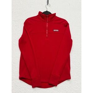 Vineyard Vines Mens‎ The Shep Shirt Red Quarter Zip Pullover Small